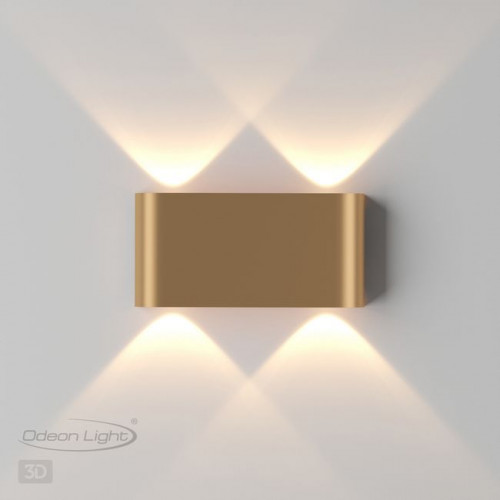 Светильник настенный 3893/4WL Odeon Light Золотистый