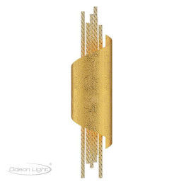 Светильник настенный 3901/5W Odeon Light Золотистый/янтарный