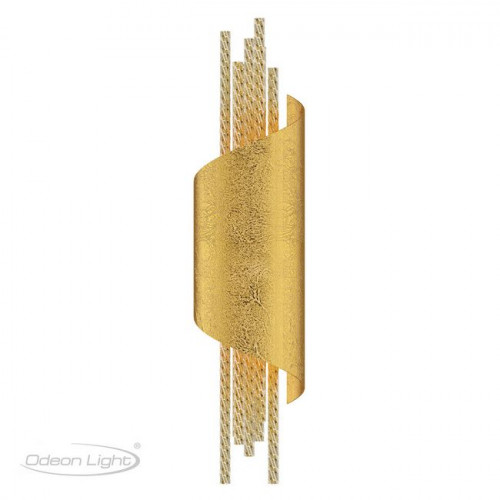 Светильник настенный 3901/5W Odeon Light Золотистый/янтарный