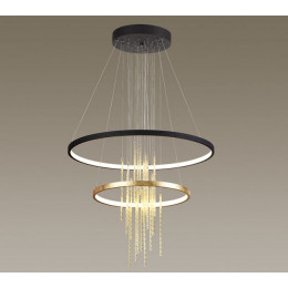 Светильник подвесной 3901/63L Odeon Light Золотистый/янтарный