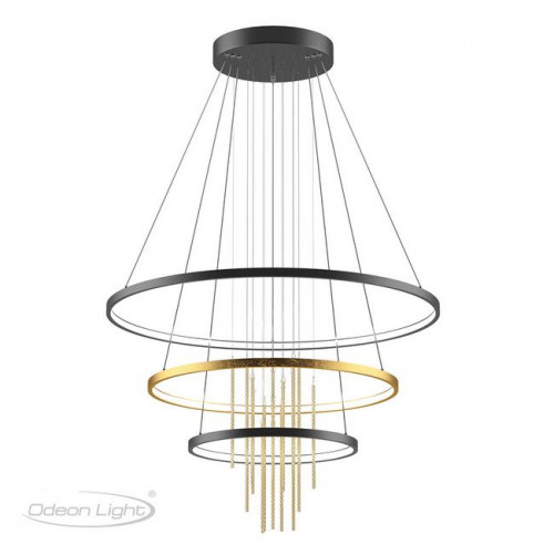 Светильник подвесной 3901/99L Odeon Light Золотистый/янтарный
