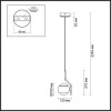 Светильник подвесной 3915/9L Odeon Light Золотистый