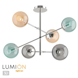 Люстра 4454/6C Lumion Хром, разноцветный