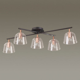 Люстра 4455/5C Lumion Черный, медный