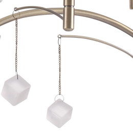 Люстра 4469/5C Lumion Античная латунь, белый