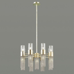 Люстра 4631/17 Odeon Light Серебристый/стекло/металл.цепочки