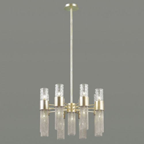 Люстра 4631/17 Odeon Light Серебристый/стекло/металл.цепочки