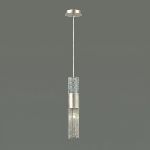 Светильник подвесной 4631/1 Odeon Light Серебристый/стекло/металл.цепочки