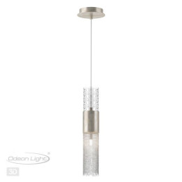 Светильник подвесной 4631/1 Odeon Light Серебристый/стекло/металл.цепочки