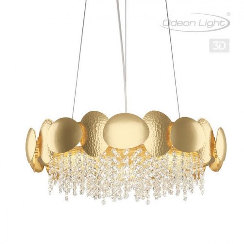 Люстра 4636/6 Odeon Light Золото/хрусталь/металл