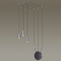 Светильник подвесной 3897/3 Odeon Light Черный/хром