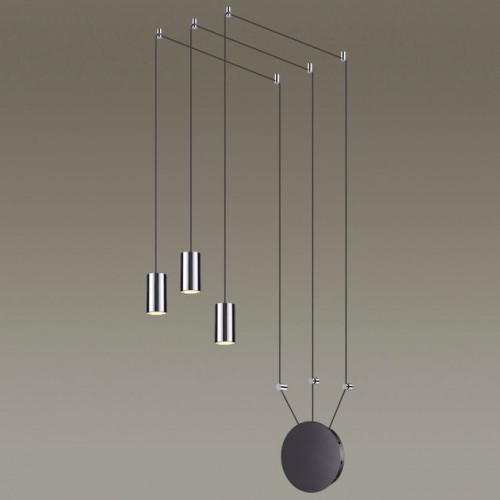 Светильник подвесной 3897/3 Odeon Light Черный/хром