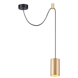Светильник подвесной 3898/1 Odeon Light Черный/золотистый