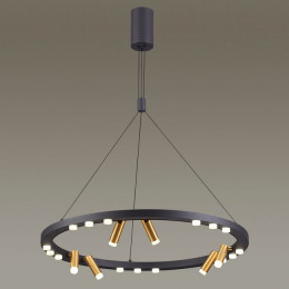 Светильник подвесной 3918/63L Odeon Light Черный/золотистый