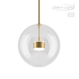 Светильник подвесной 4640/12L Odeon Light Золотой/прозрачный