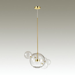Светильник подвесной 4640/12LB Odeon Light Золотой/прозрачный