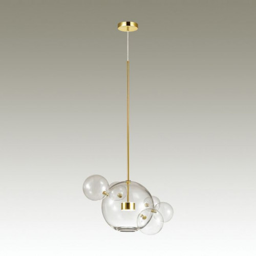 Светильник подвесной 4640/12LB Odeon Light Золотой/прозрачный