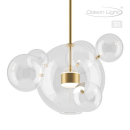 Светильник подвесной 4640/12LB Odeon Light Золотой/прозрачный