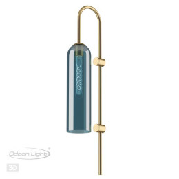 Светильник настенный 4641/1W Odeon Light Золотой/синий