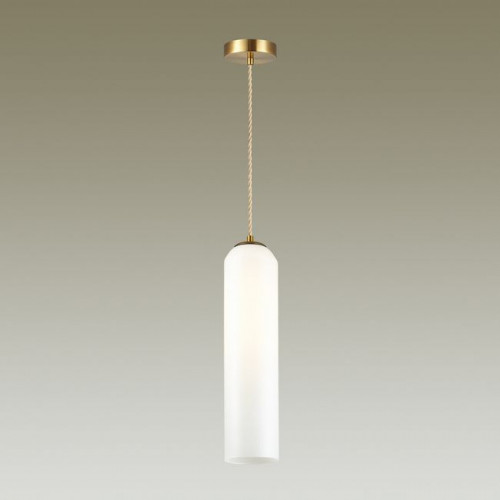 Светильник подвесной 4642/1 Odeon Light Золотой/белый