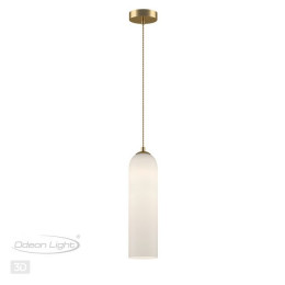 Светильник подвесной 4642/1 Odeon Light Золотой/белый