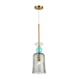 Светильник подвесной 4646/1 Odeon Light Золотой/коричневый/разноцветный