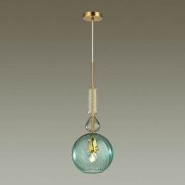 Светильник подвесной 4648/1 Odeon Light Золотой/синий/разноцветный
