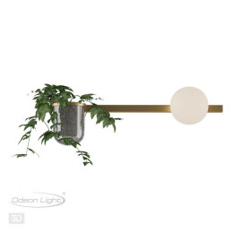Светильник настенный 4682/1WA Odeon Light Золото/белый