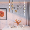 Светильник подвесной 4684/3 Odeon Light Черный/янтарный