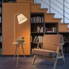 Торшер 4667/1F Odeon Light Светлое дерево/рогожка