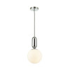 Светильник подвесной 4670/1 Odeon Light Хром/белый