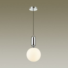 Светильник подвесной 4670/1 Odeon Light Хром/белый