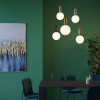 Светильник подвесной 4670/1 Odeon Light Хром/белый
