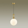 Светильник подвесной 4672/1 Odeon Light Золотой/черный
