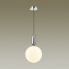 Светильник подвесной 4673/1 Odeon Light Хром/белый