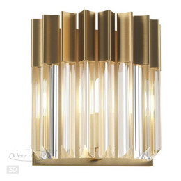 Светильник настенный 4675/1W Odeon Light Бронзовый/прозрачный