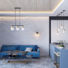 Светильник подвесной 4653/1 Odeon Light Черный/золотой/прозрачный