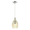 Светильник подвесной 4711/1 Odeon Light 'коньячный'/хром