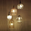 Светильник подвесной 4711/1 Odeon Light 'коньячный'/хром