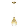 Светильник подвесной 4712/1 Odeon Light Янтарный/бронзовый