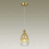 Светильник подвесной 4712/1 Odeon Light Янтарный/бронзовый