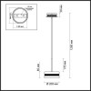 Светильник подвесной 4728/14L Odeon Light Хром/прозрачный