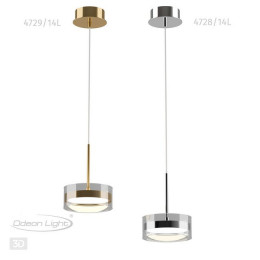 Светильник подвесной 4729/14L Odeon Light Золотой/прозрачный
