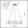 Люстра 4730/54L Odeon Light Золотой/прозрачный