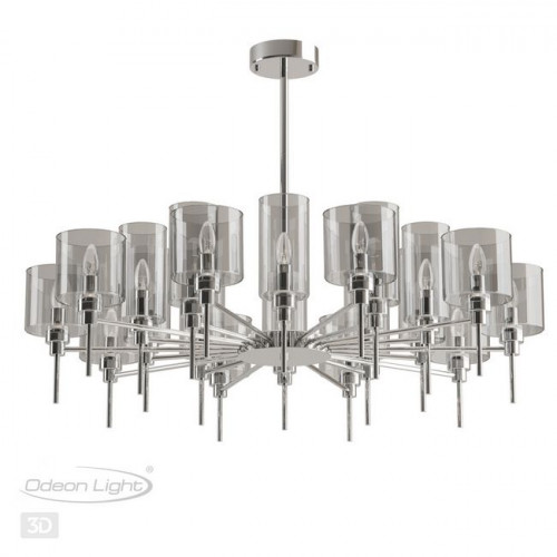 Люстра 4688/20 Odeon Light Хром/дымчатый