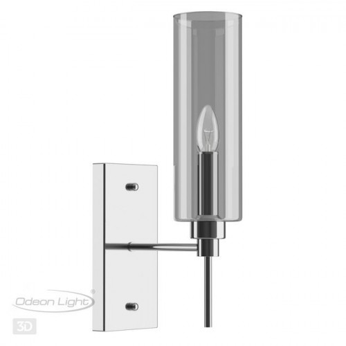 Светильник настенный 4688/1W Odeon Light Хром/дымчатый