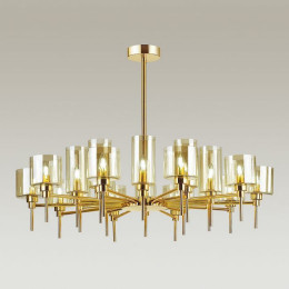 Люстра 4689/20 Odeon Light Золотой/янтарный