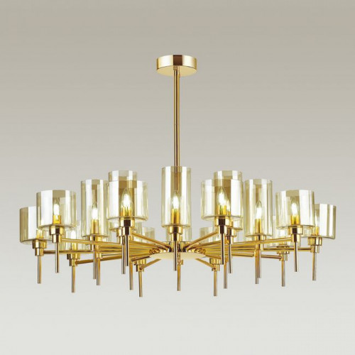 Люстра 4689/20 Odeon Light Золотой/янтарный