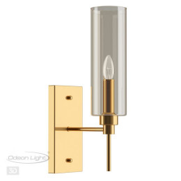 Светильник настенный 4689/1W Odeon Light Золотой/янтарный