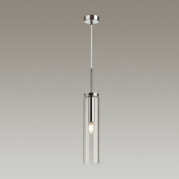 Светильник подвесной 4695/1 Odeon Light Хром/прозрачный